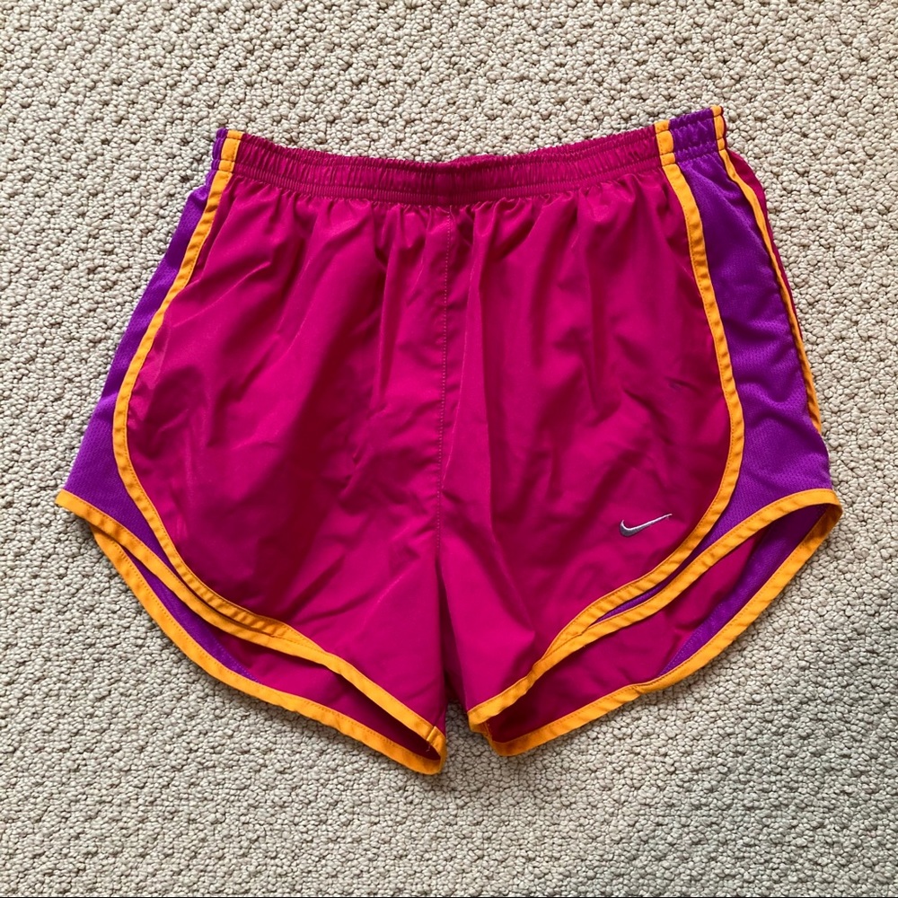 Pink Nike Dri-Fit Athletic Shorts